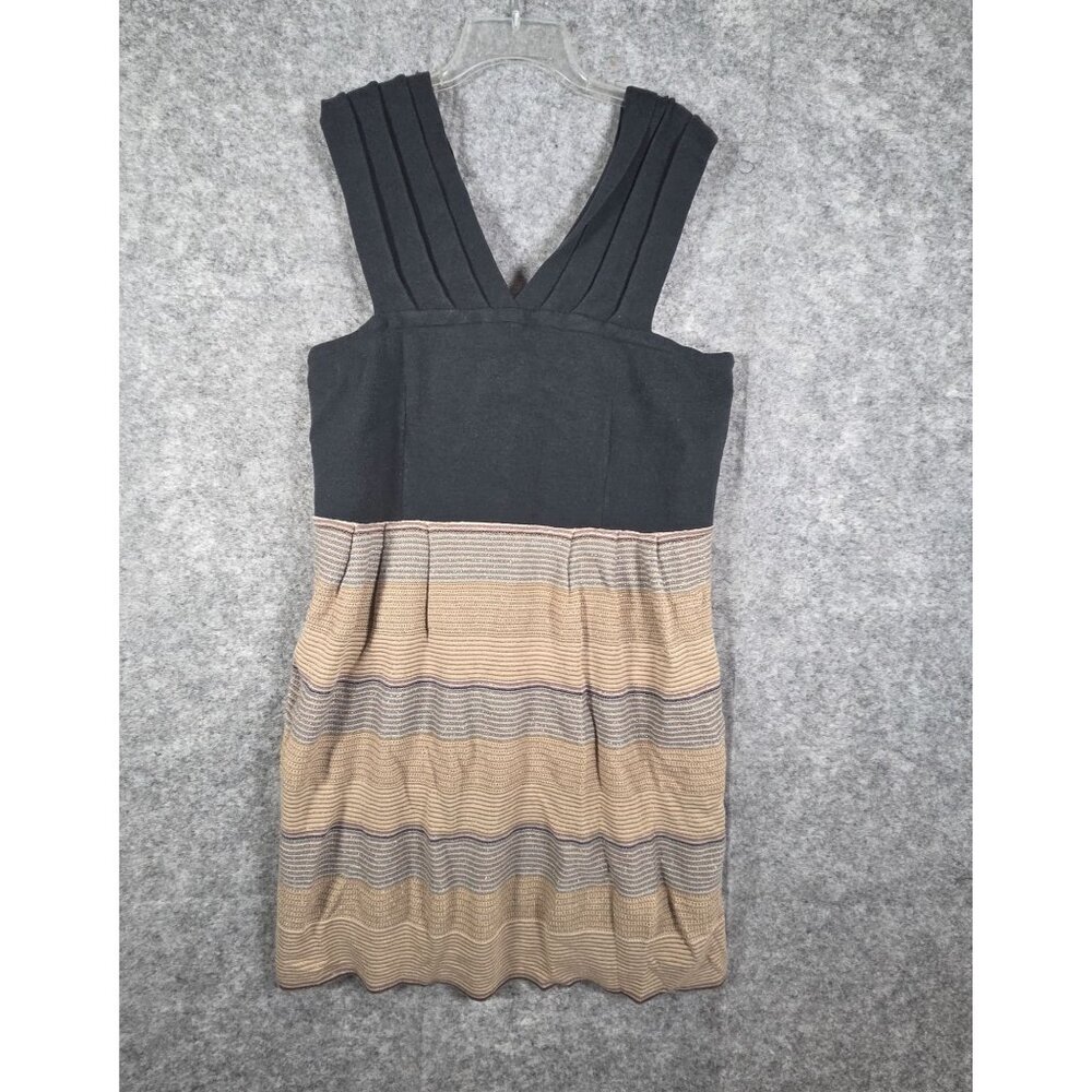 Anthropologie Knitted & Knotted Knit Mini Dress Multi Color Sleeveless Size XL